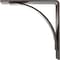 Ekena Millwork Morris Steel Bracket, Hammered Dark Bronze 3"W x 10"D x 10"H BKTM03X10X10MOHDB - alternate 2